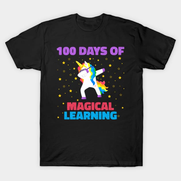 100 Days Of Magical Learning T-Shirt by sanavoc